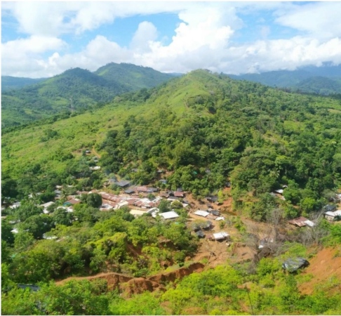 Panorámica del proyecto minero “El Alacrán” Panorámica del proyecto minero “El Alacrán”