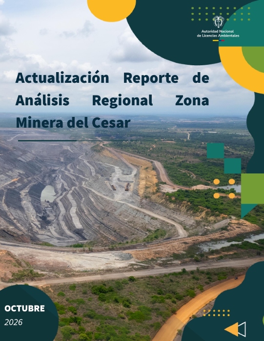 Imagen principal de la Actualización Reporte de Análisis Regional Zona Minera del Cesar