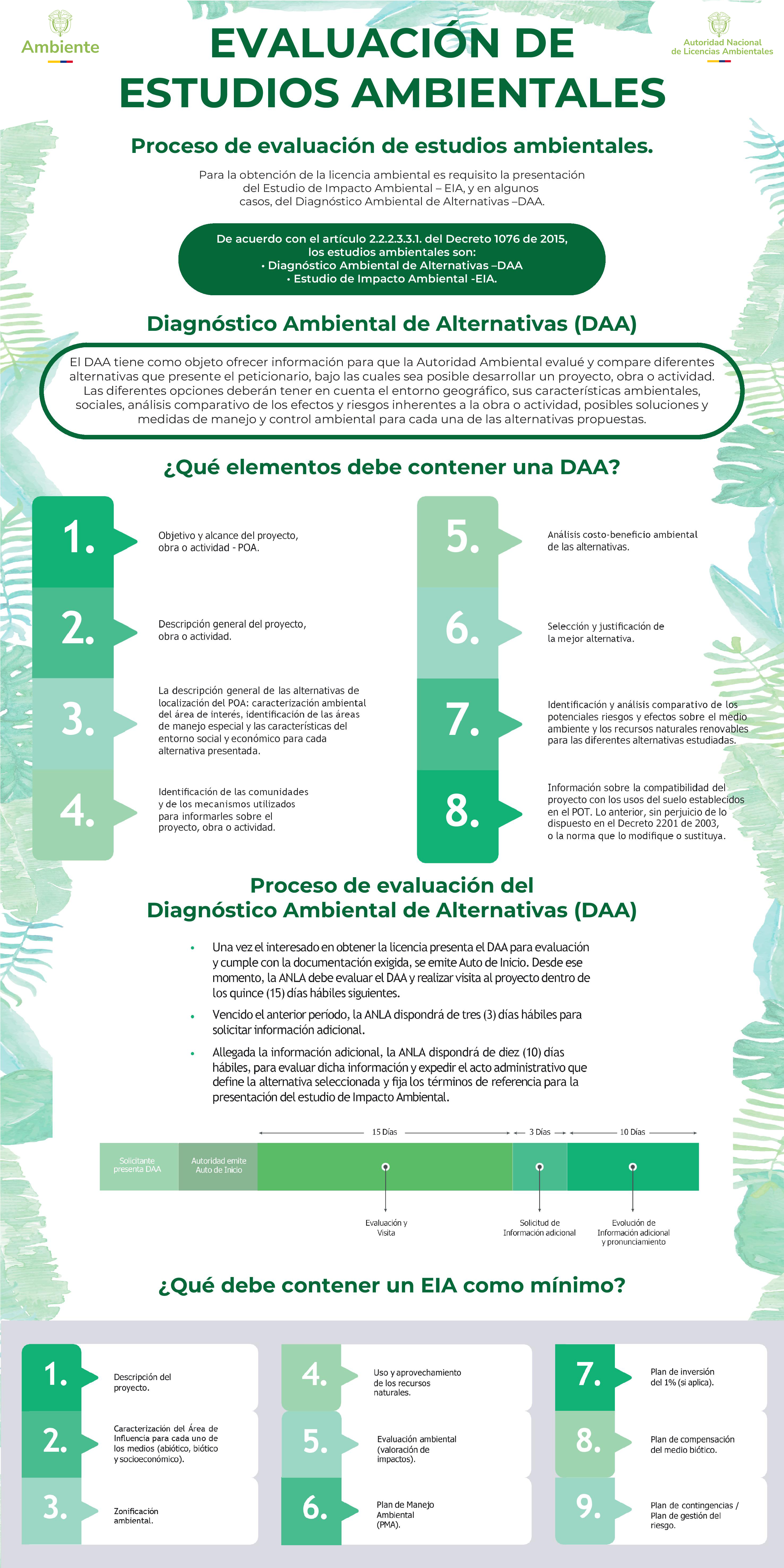 Infografía Evaluación de Estudios Ambientales 2